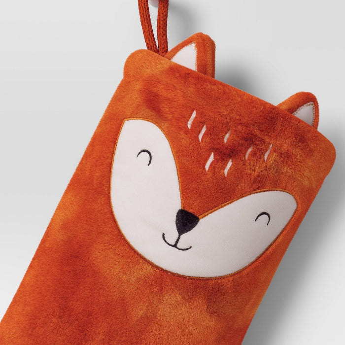 19" Fox Character Christmas Stocking - Wondershop