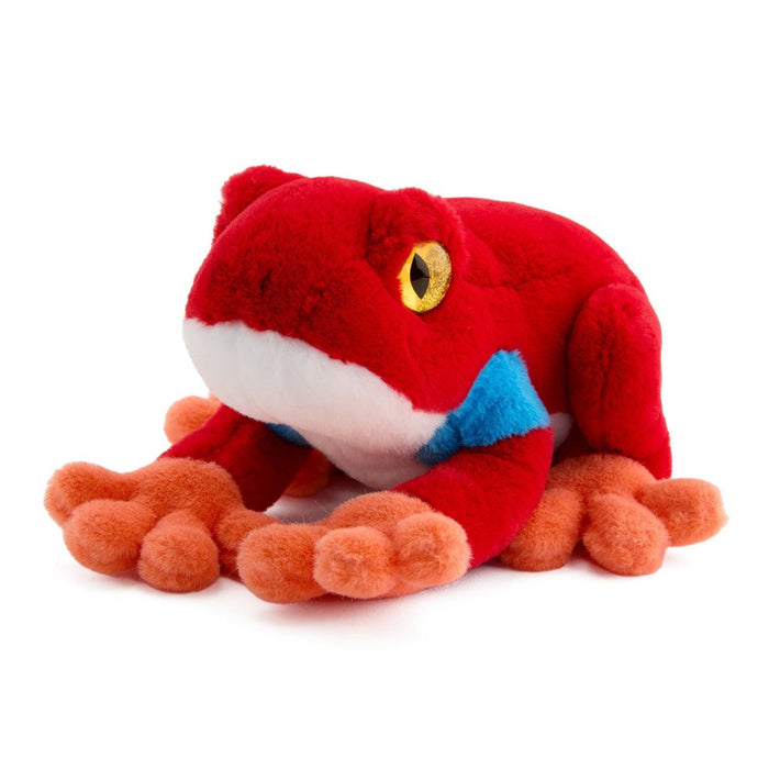FAO Schwarz 8" Red Glitter Dart Frog Toy Plush