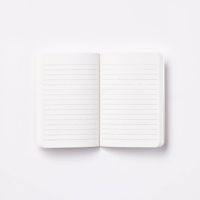 60pg Lined 3pk Lined Journals 3.5"x5.5" Pastel - Threshold