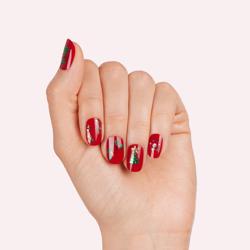 Dashing Diva Glaze Starter Nail Art Gummy Bear + Magic Pick Nail Art - Under the Tree