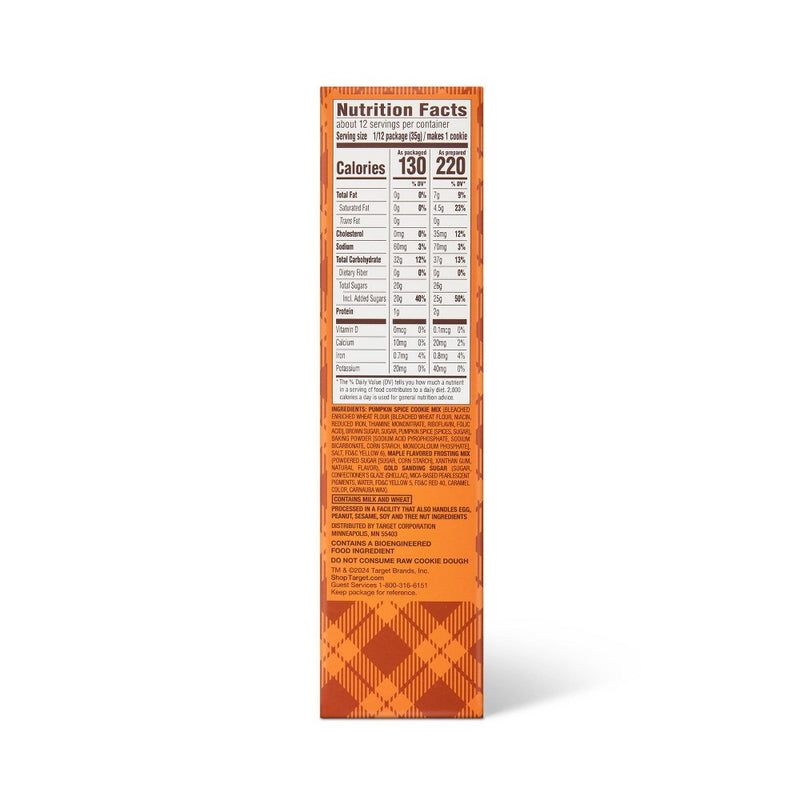 Harvest Maple Pumpkin Cookie Kit - 15oz - Favorite Day