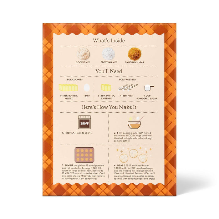 Harvest Maple Pumpkin Cookie Kit - 15oz - Favorite Day