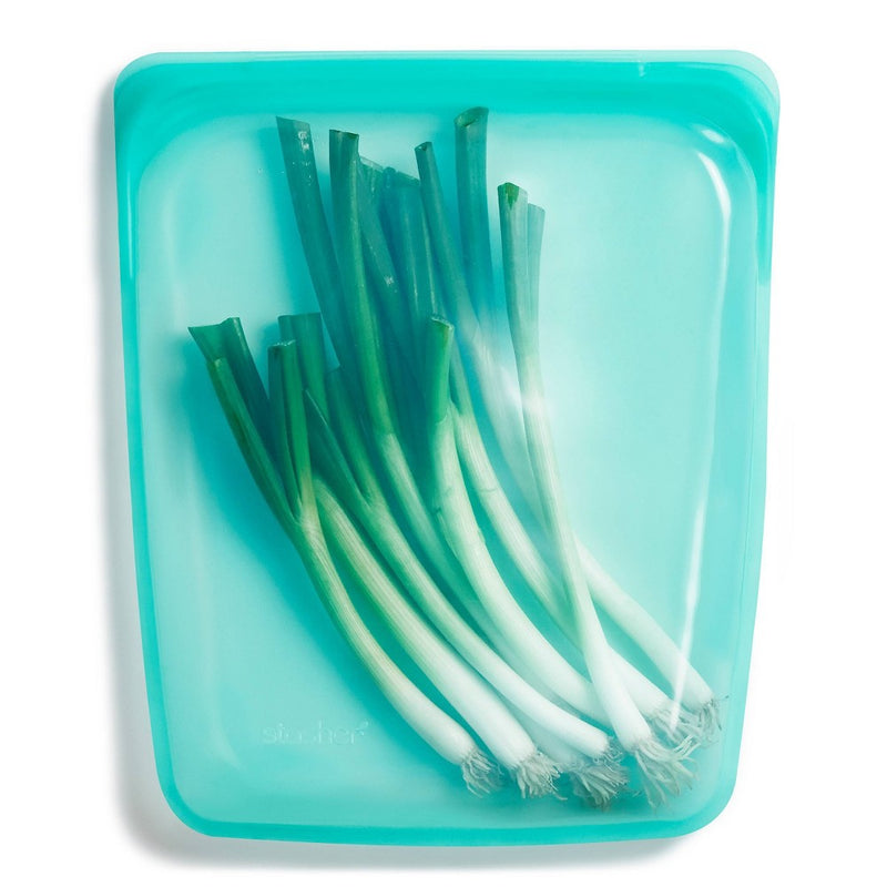 Stasher Reusable Food Storage Half Gallon Bag - Aqua