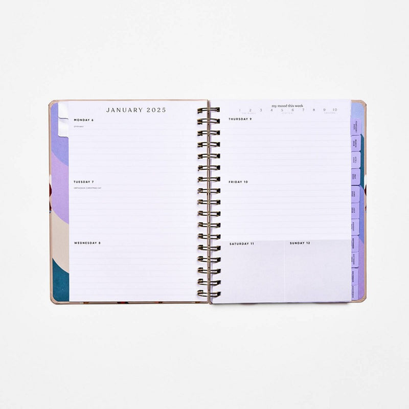 Be Rooted 2025 Weekly/Monthly Planner 9"x7" A Step Ahead
