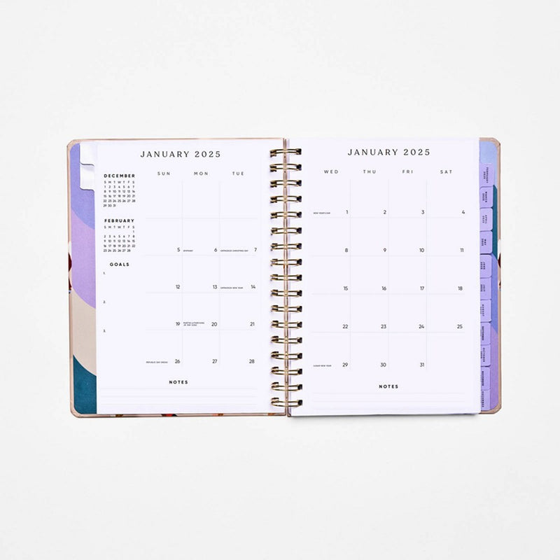 Be Rooted 2025 Weekly/Monthly Planner 9"x7" A Step Ahead