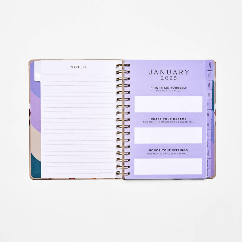 Be Rooted 2025 Weekly/Monthly Planner 9"x7" A Step Ahead