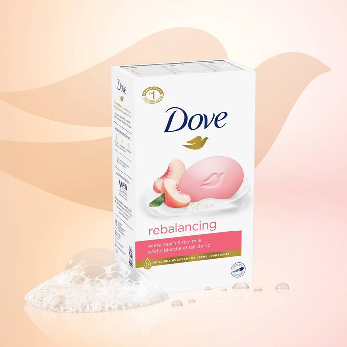 Dove Beauty Peach Bar Soap - 4ct