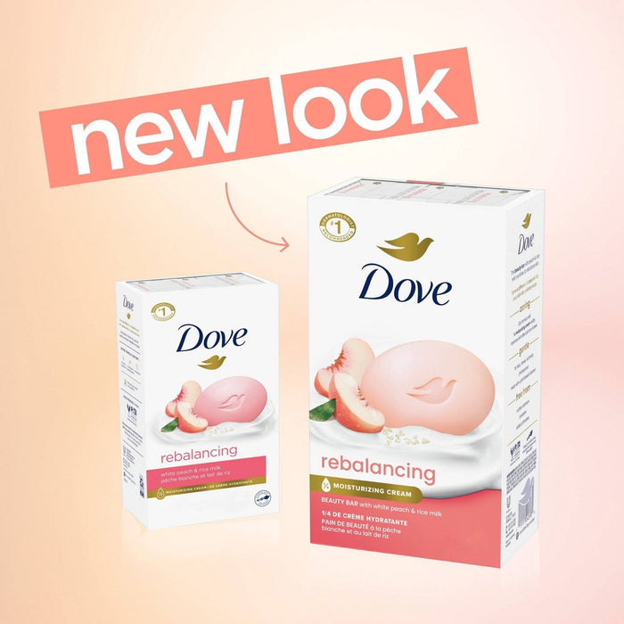 Dove Beauty Peach Bar Soap - 4ct