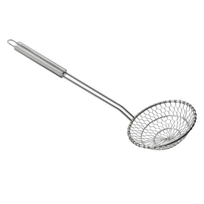 Cuisinart 5" Spider Strainer: Stainless Steel Hand Strainer, Dishwasher-Safe, 12.75" Handle, Silver Finish