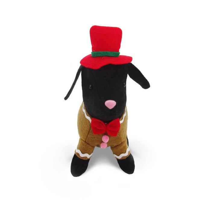 6.25" Plush Dogs Black - Bullseye's Playground