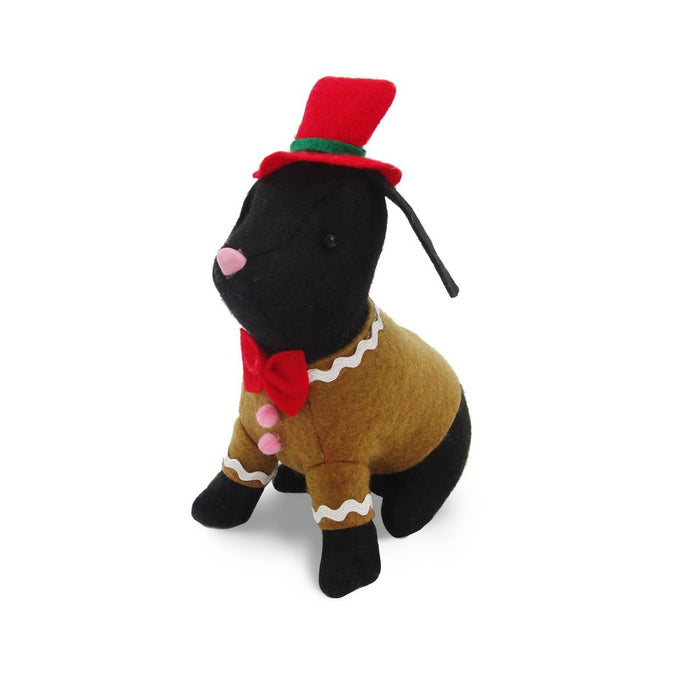 6.25" Plush Dogs Black - Bullseye's Playground