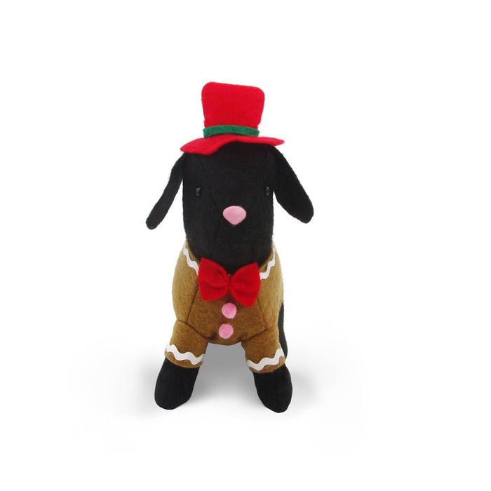 6.25" Plush Dogs Black - Bullseye's Playground
