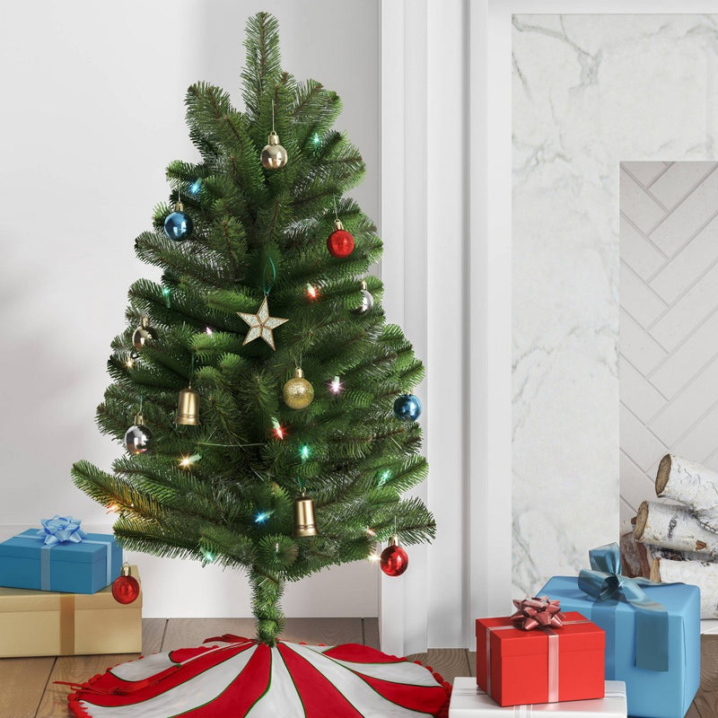 3' Pre-Lit Alberta Spruce Mini Artificial Christmas Tree Clear Lights - Wondershop (LOCAL PICKUP ONLY)