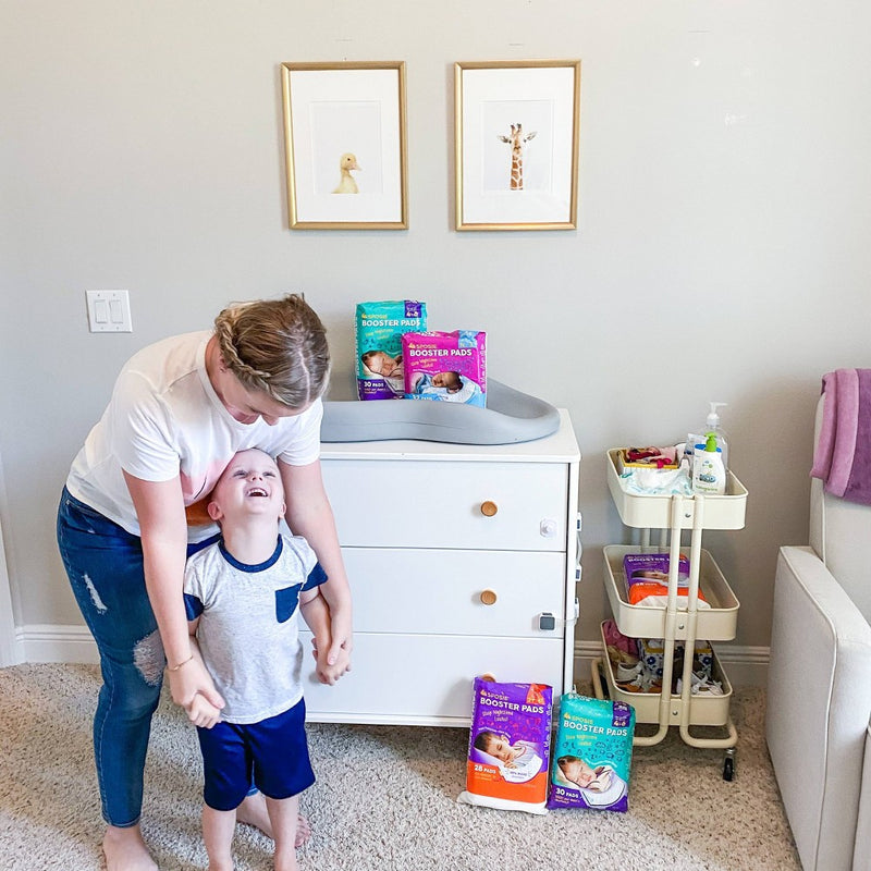 Sposie Booster Pads For Overnight Diaper Leak Protection - 32ct