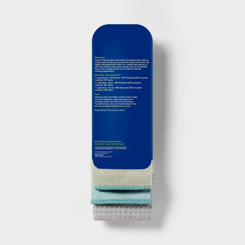 Microfiber Dust Cloths - 3pk - up&up