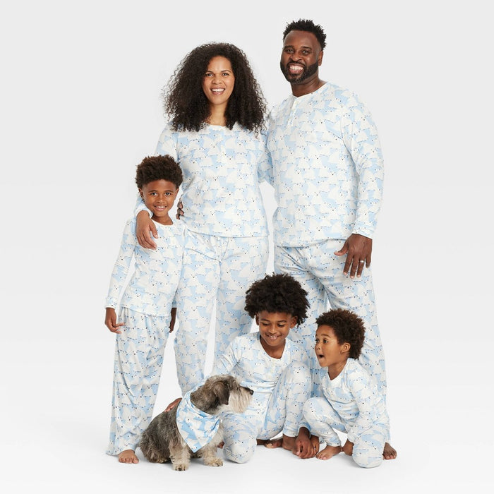 Polar Bear Holiday Matching Family Pajama Wearable Blanket - Wondershop White