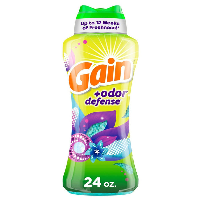 Gain Odor Defense Fireworks In-Wash Scent Booster - Super Fresh Blast - 24oz