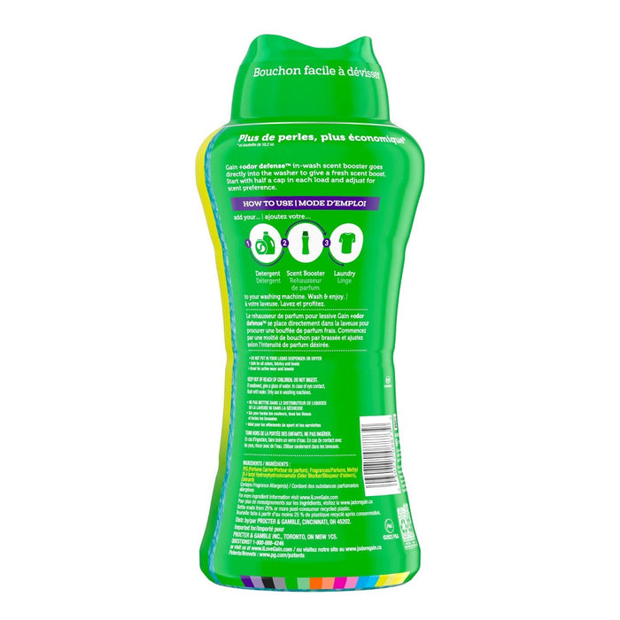 Gain Odor Defense Fireworks In-Wash Scent Booster - Super Fresh Blast - 24oz