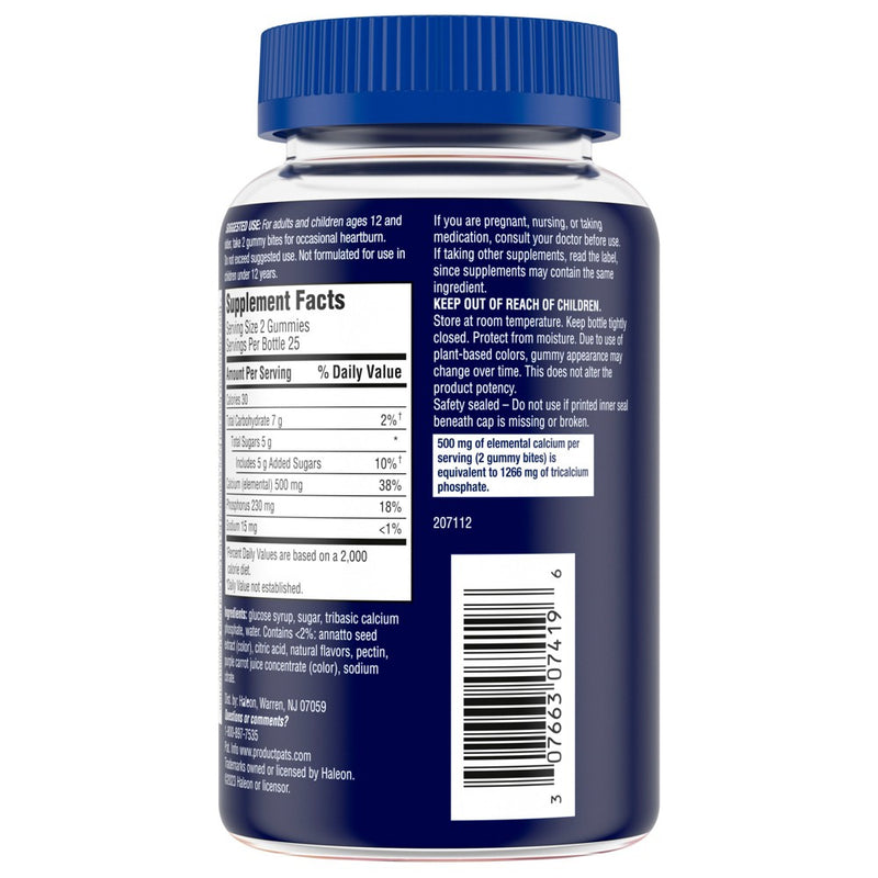Tums Assorted Fruit Gummy Bites - 50ct