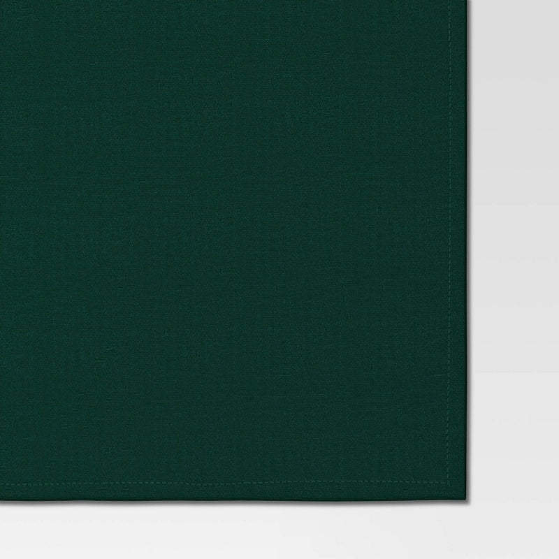104"x60" Solid Tablecloth Green - Threshold: Modern Rectangle, Cotton & Linen, Machine Washable, OEKO-TEX Certified