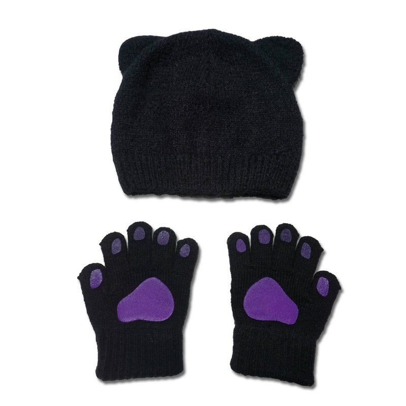 2pc Kids Halloween Cat Hat and Mittens - Bullseye's Playground