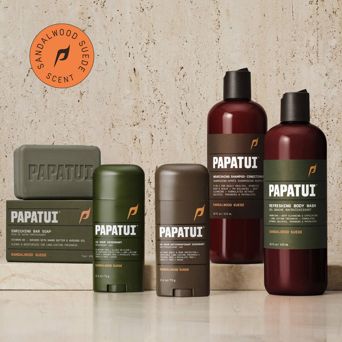 Papatui 48-Hour Antiperspirant Deodorant Sandalwood Suede - 2.6oz