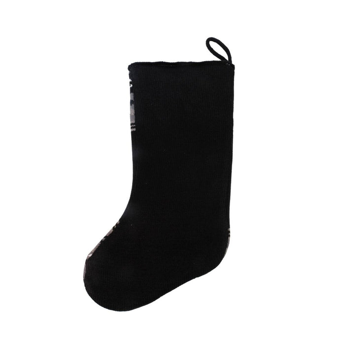 19" Star Wars Darth Vader Knit Christmas Stocking Black: Polyester Holiday Decor