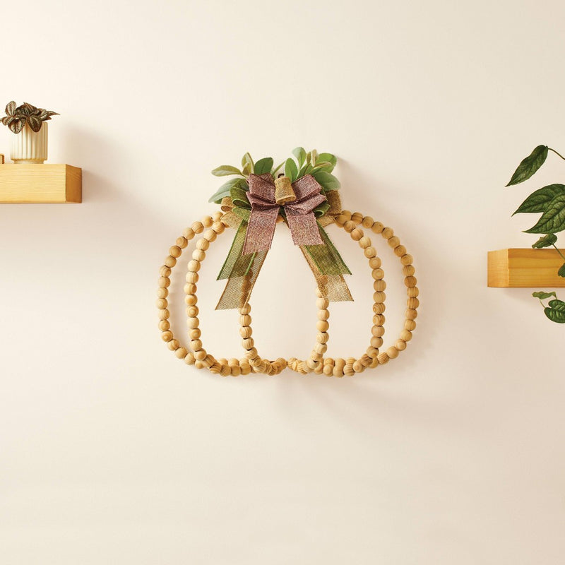 Beaded Pumpkin Door Decor - Mondo Llama