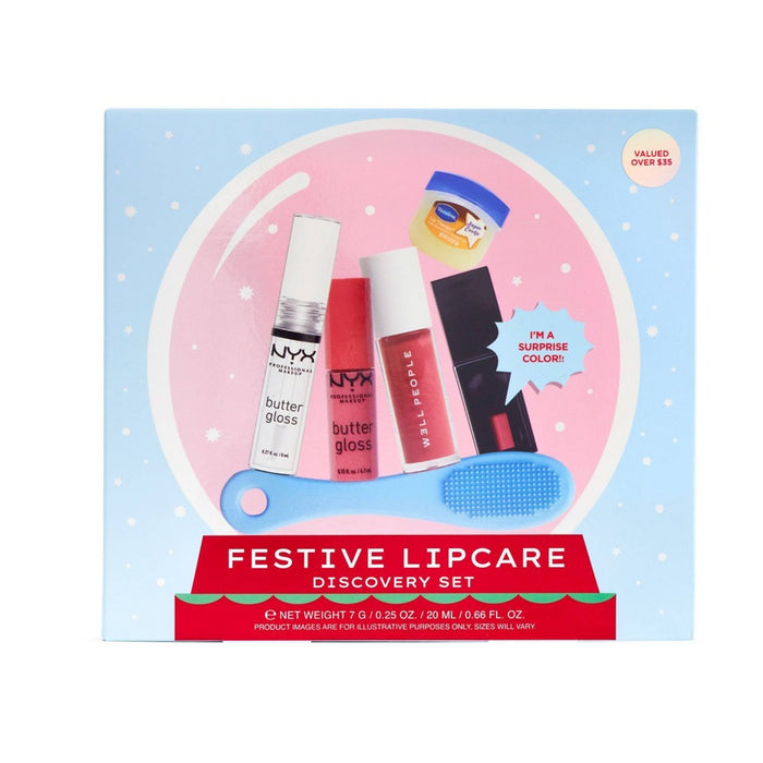 Festive Lipcare Lip Discovery Set - 6pc