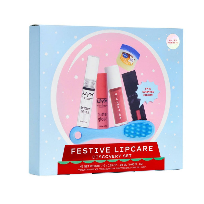 Festive Lipcare Lip Discovery Set - 6pc