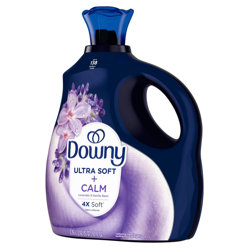 Downy Ultra Soft + Calm Lavender & Vanilla Bean Liquid Fabric Softener - 93 fl oz