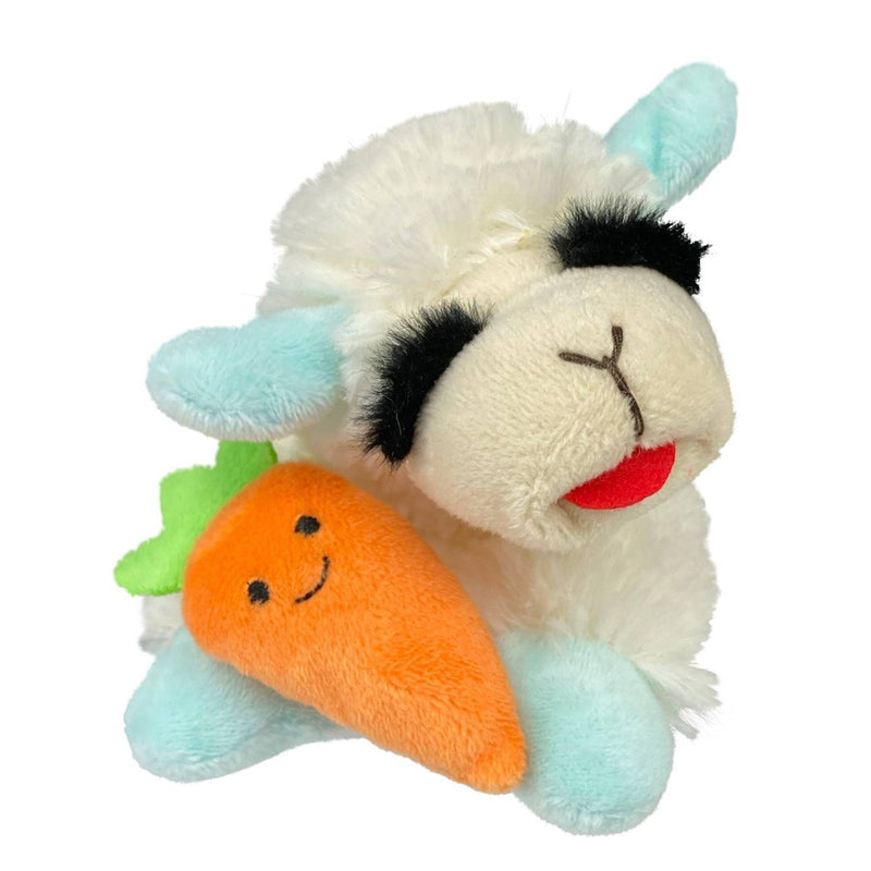 Multipet Easter Lamb Chop with Carrot Dog Toy - 8"