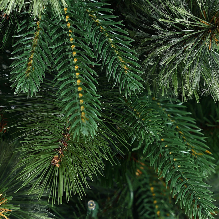 LuxenHome 4' Pre-Lit Artificial Christmas Pine Tree with Metal Pot Green (LOCAL PICKUP ONLY)