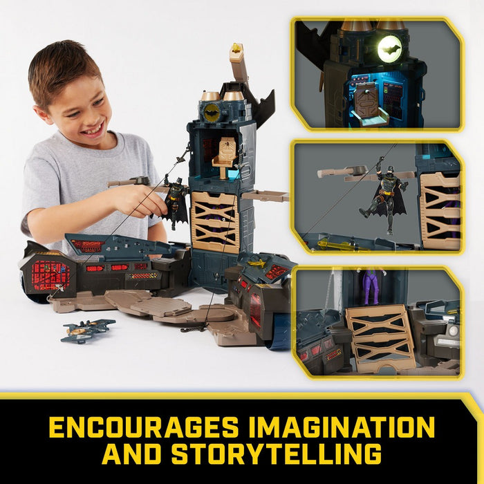 DC Comics Batman Ultimate Transforming Batmobile Playset with Projectiles