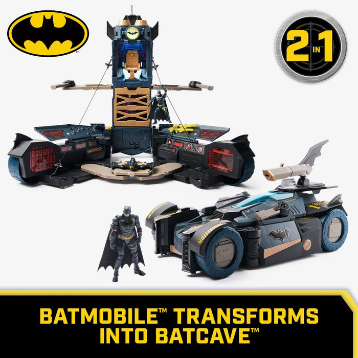 DC Comics Batman Ultimate Transforming Batmobile Playset with Projectiles