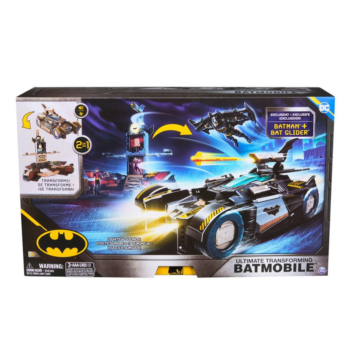 DC Comics Batman Ultimate Transforming Batmobile Playset with Projectiles