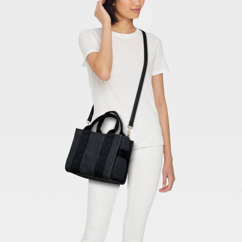 Mini Boxy Tote Handbag - Universal Thread Black