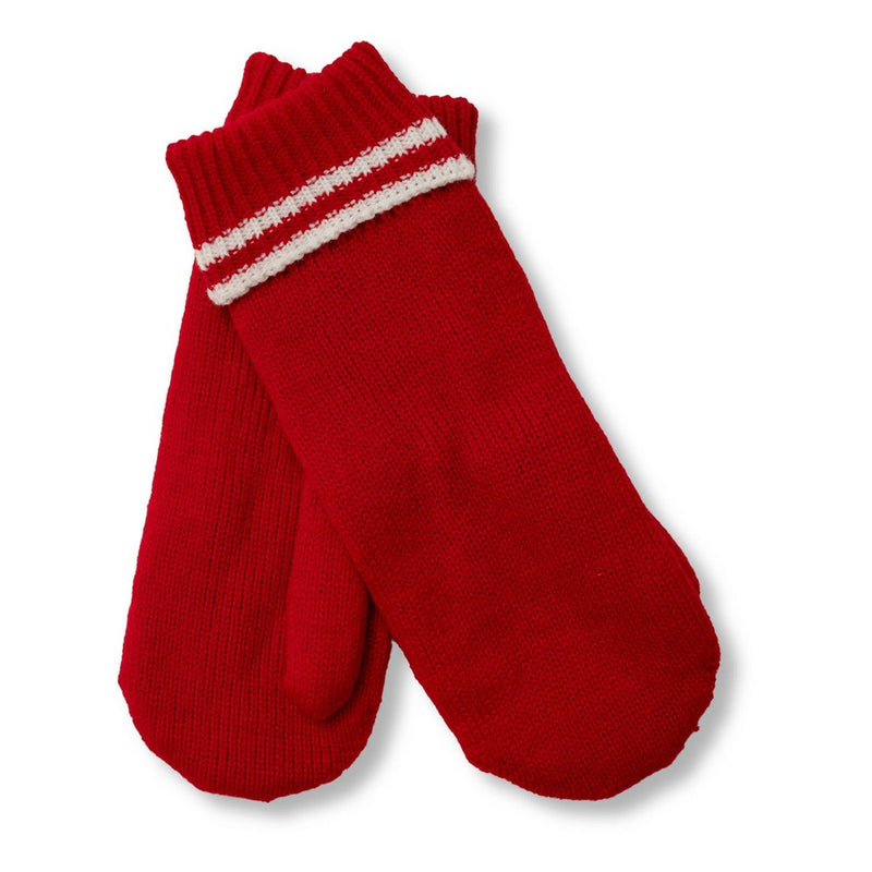 Adult Winter Mittens Red - Bullseye's Playground