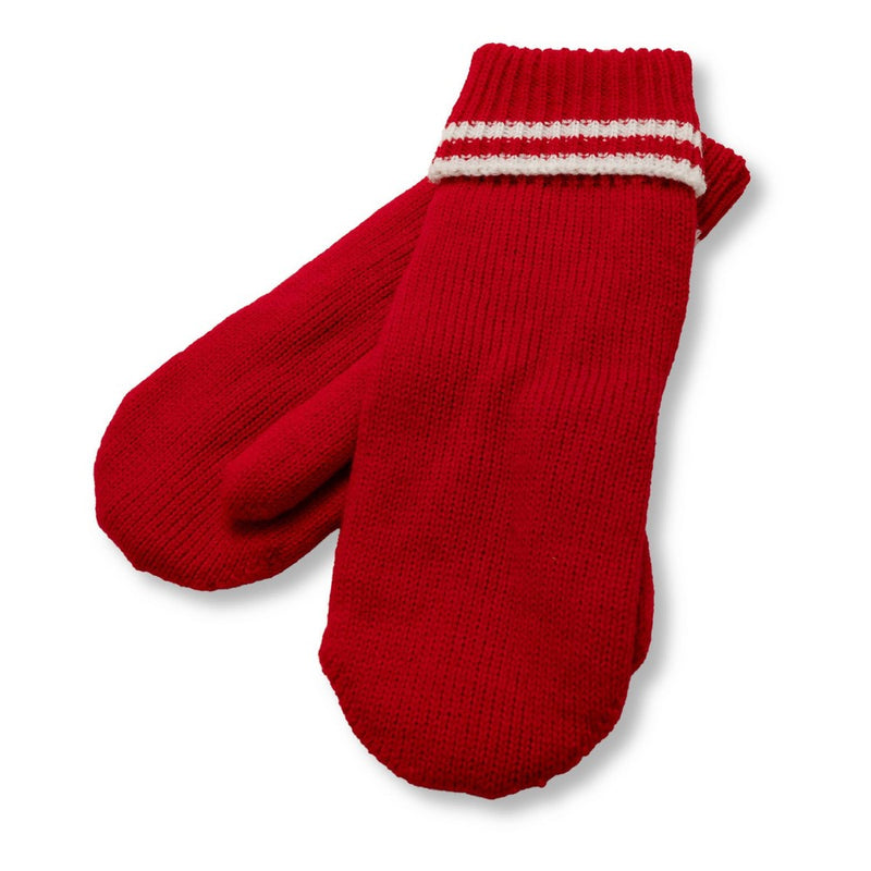 Adult Winter Mittens Red - Bullseye's Playground