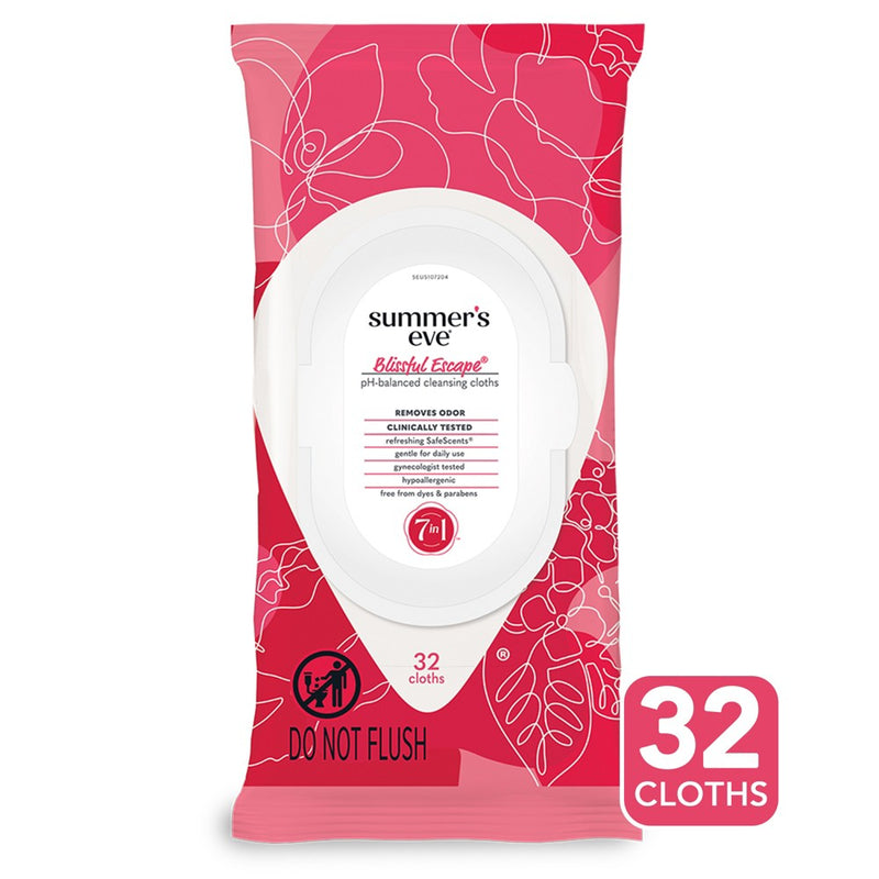Summer's Eve Feminine Cleansing Wipes - Blissful Escape - 32ct