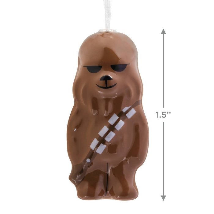 Hallmark Star Wars Chewbacca Decoupage Christmas Tree Ornament