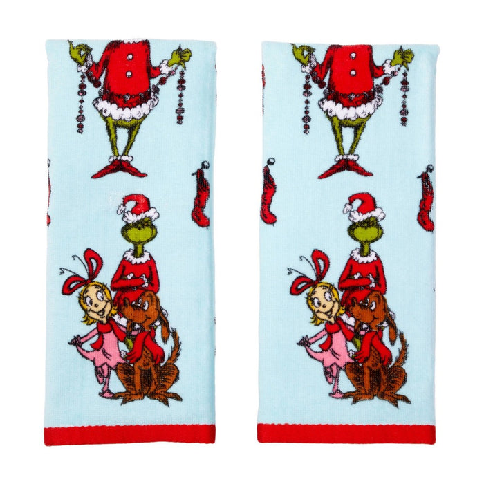 Grinch 2pk Hand Towel