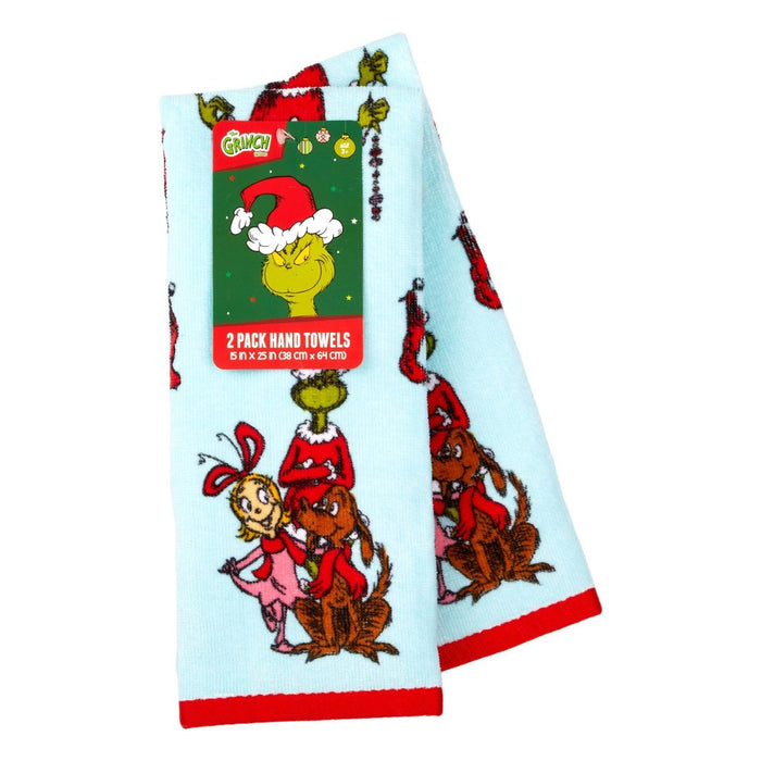 Grinch 2pk Hand Towel
