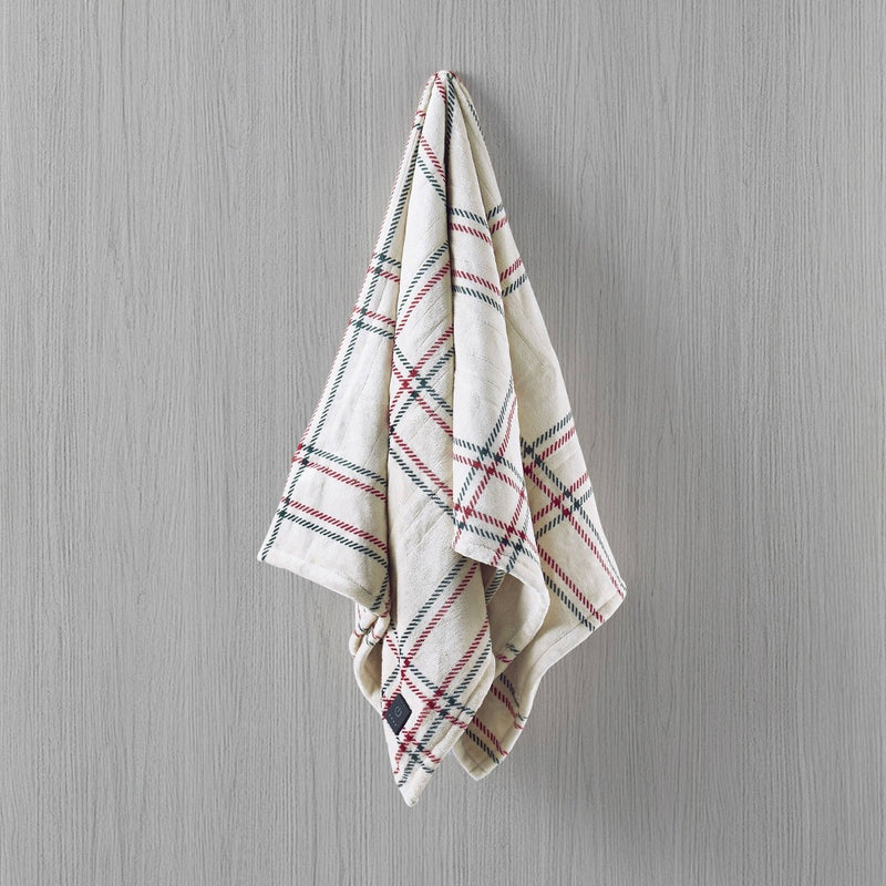 Brookstone Heated Cozy Throw Light Holiday Windowpane