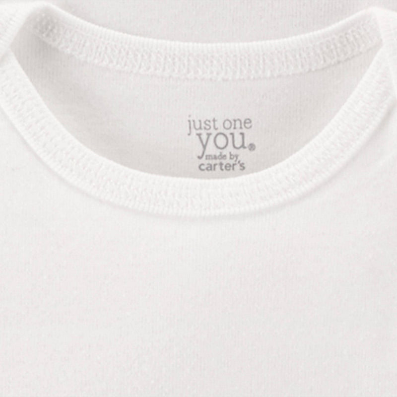 Carter's Just One You Baby 4pk Short Sleeve Bodysuit - White 24M