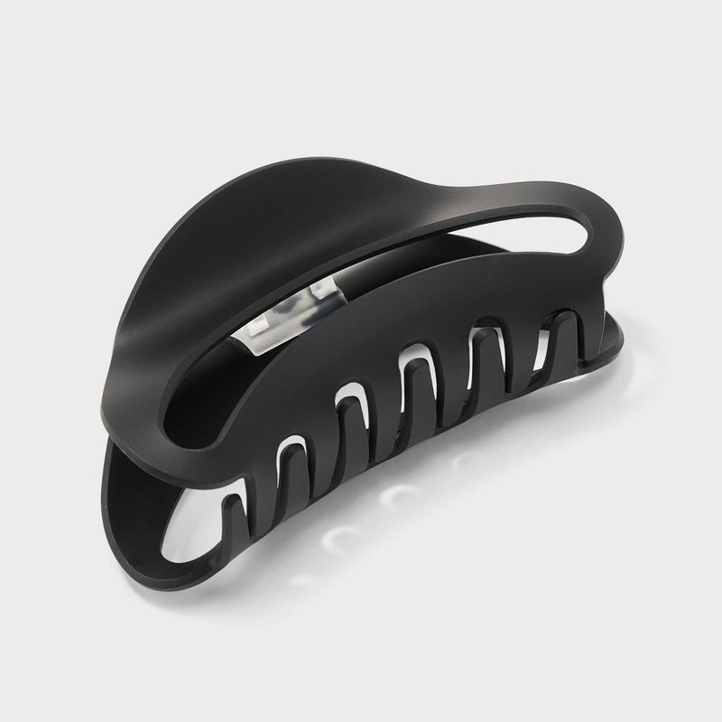 Matte Acrylic Oval Cutout Claw Hair Clip - Universal Thread Black