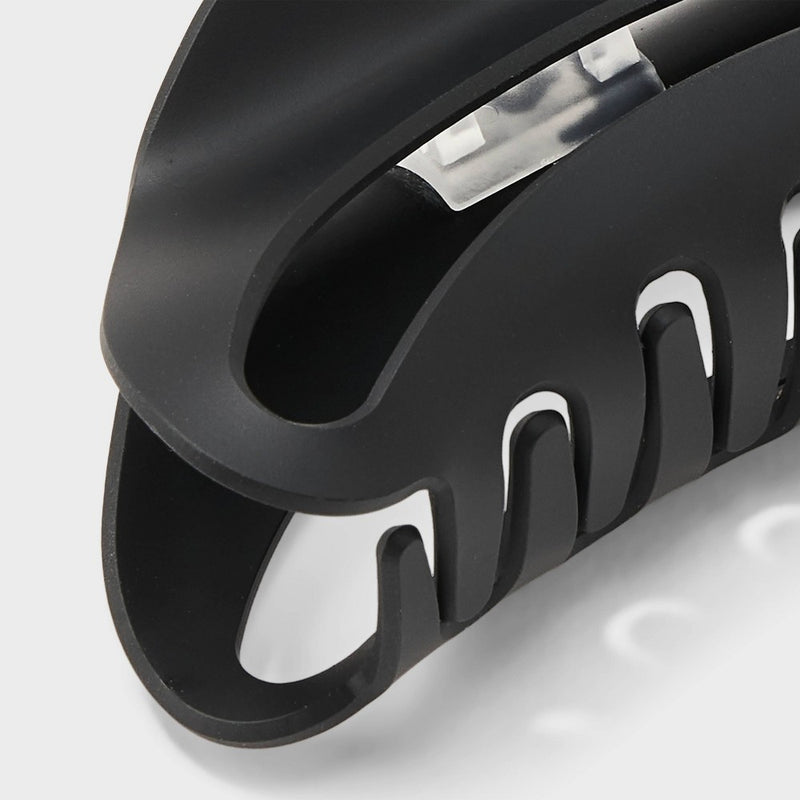Matte Acrylic Oval Cutout Claw Hair Clip - Universal Thread Black