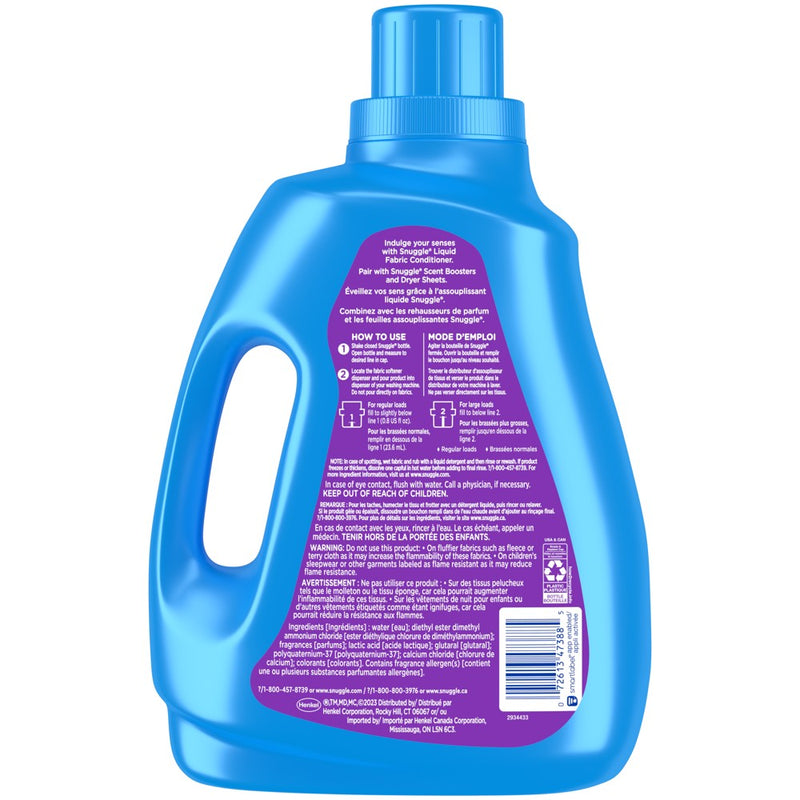 Snuggle Base Lavender and Vanilla Orchid Liquid Fabric Softener - 90 fl oz