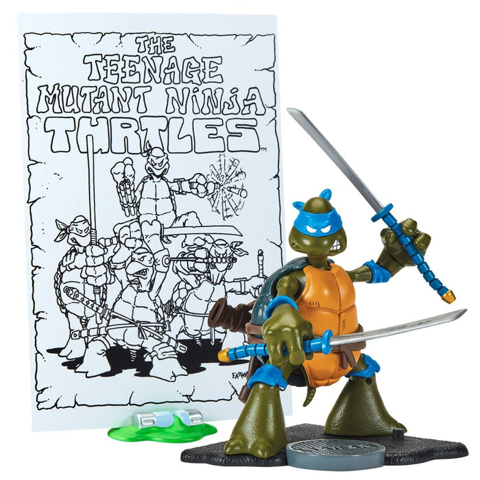 Teenage Mutant Ninja Turtles Leonardo Original Sketch Action Figure