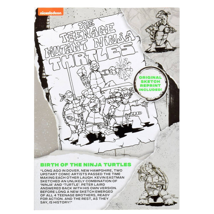 Teenage Mutant Ninja Turtles Leonardo Original Sketch Action Figure